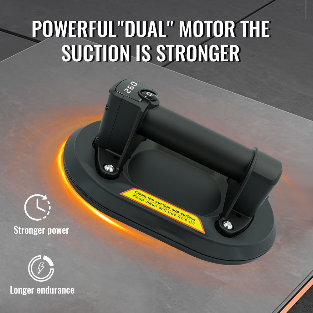 Heavy Equipment Glass - 260KG Load Large Electric Vacuum Suction