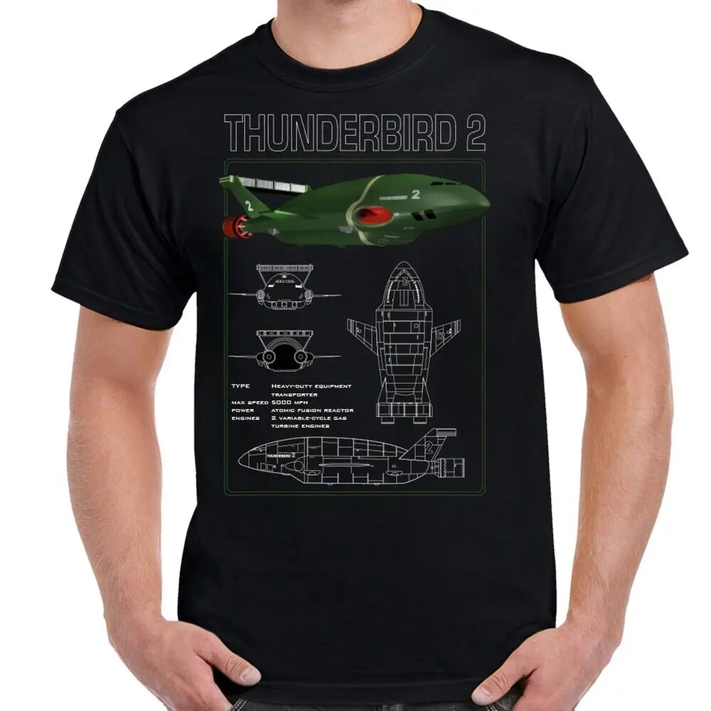 Heavy Equipment Transport - Heavy-equipment Transporter Thunderbird 2 Schematic T-Shirt