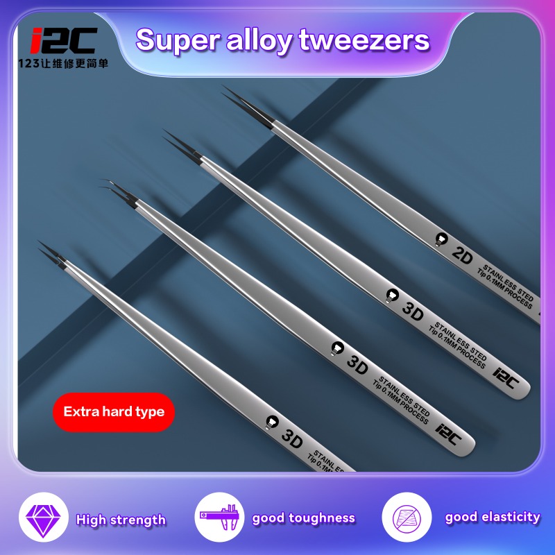 Magnetic Drill Press - I2C NS(01-04) Super Alloy Tweezers Phone
