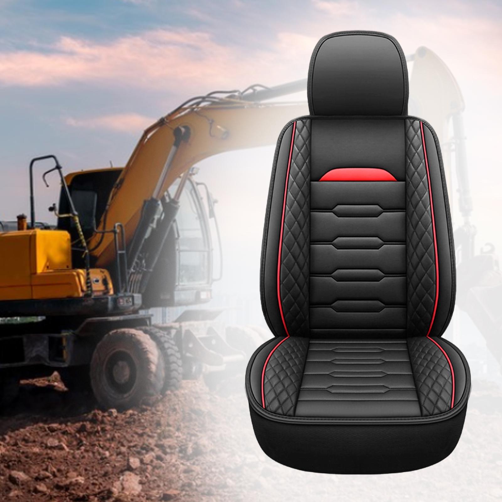 Heavy Equipment Engine - PU Leather Excavator Seat Cushion Breathable