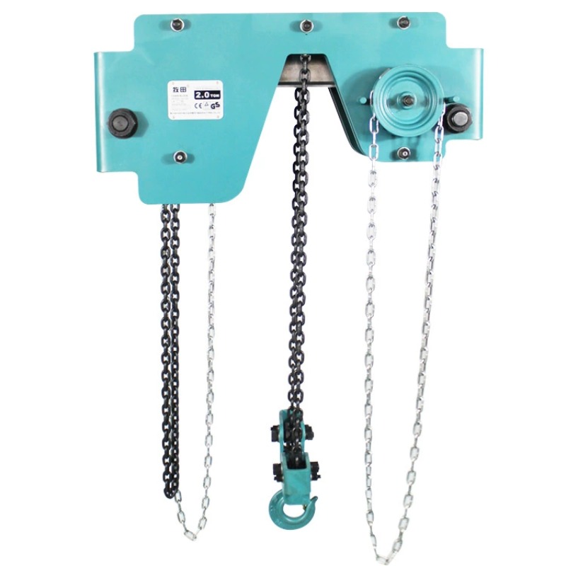 Heavy Equipment Lifting - Low Headroom Double Chain Hand Hoist