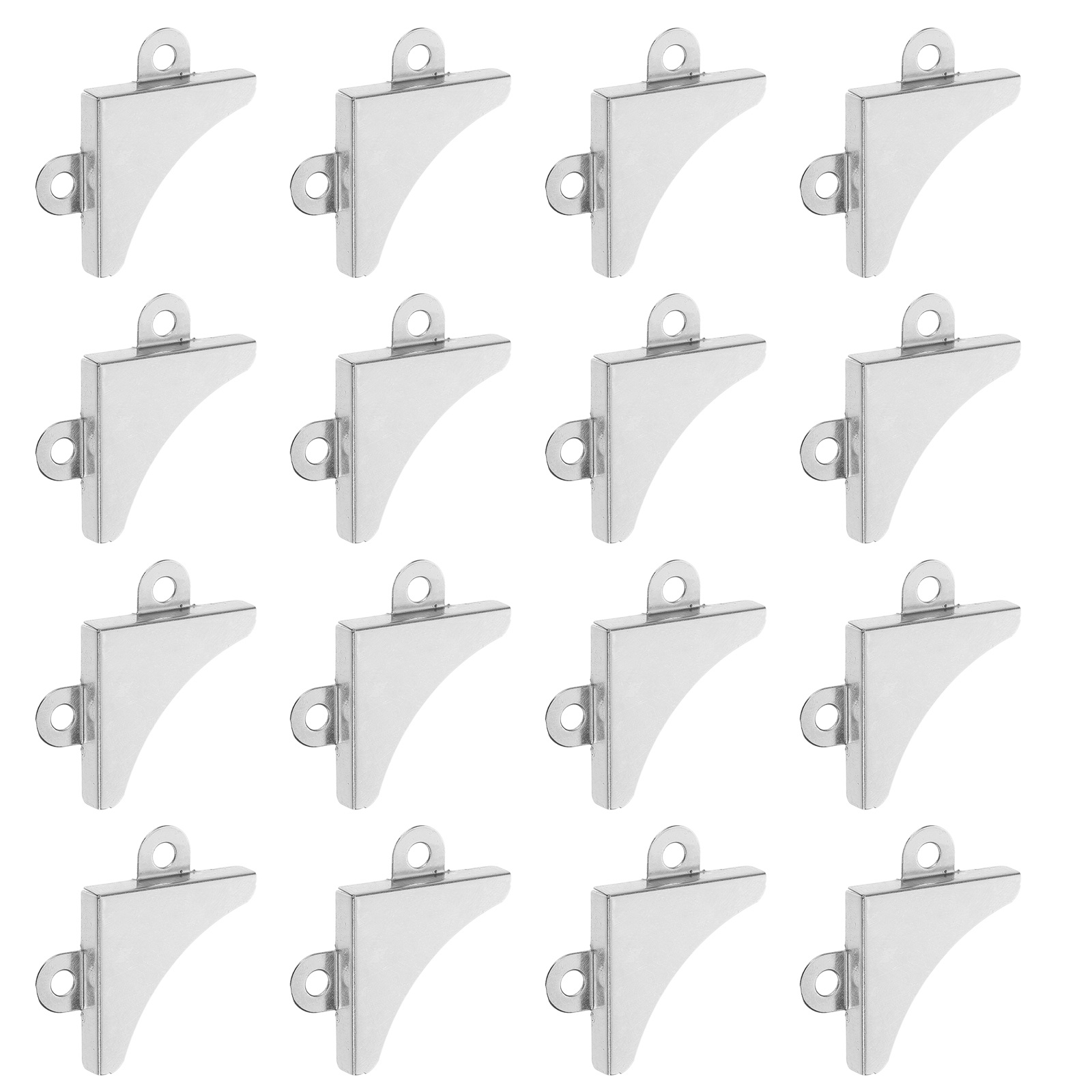 Heavy Equipment Glass - 50Pcs Metal L Shape Corner Brackets