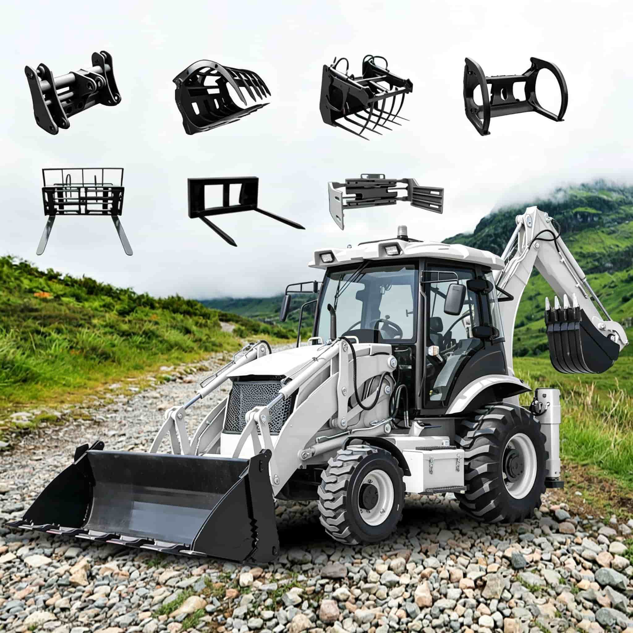 Heavy Equipment Construction - 40-30C Ce Certified Backhoe Loader Euro