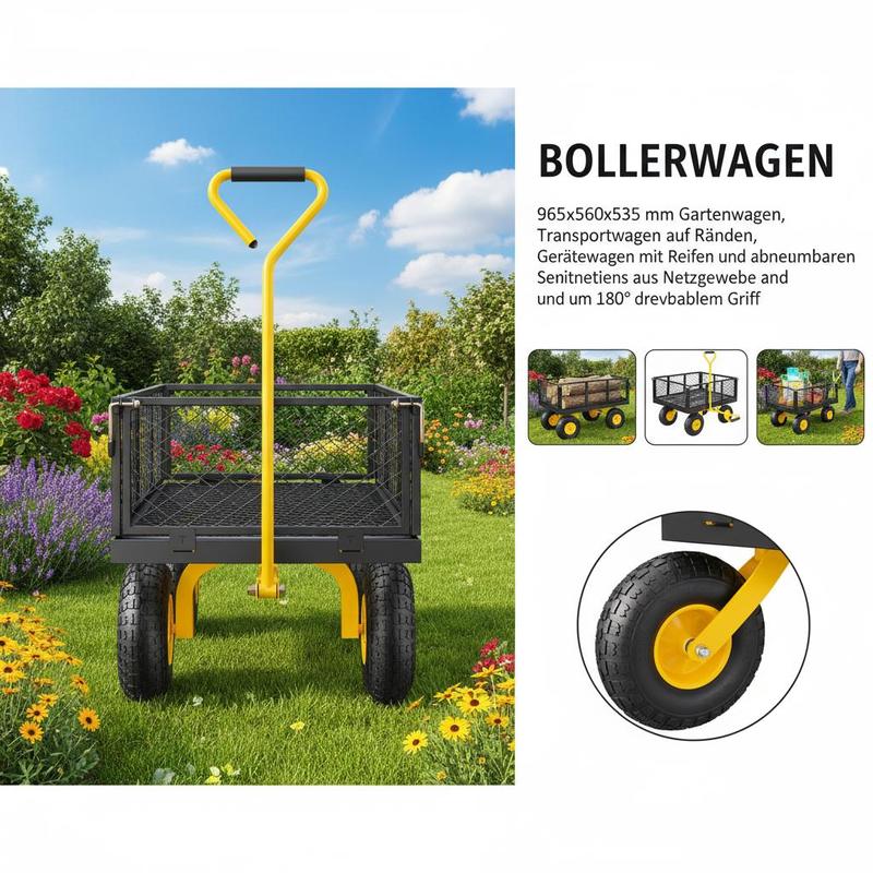 Steel Garden Cart 900 Lbs For  - огляд і ціна Heavy Equipment Working