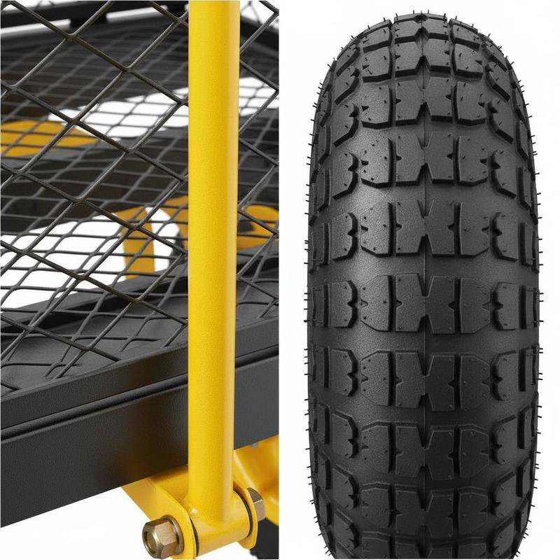 Steel Garden Cart 900 Lbs For  - огляд і ціна Heavy Equipment Working