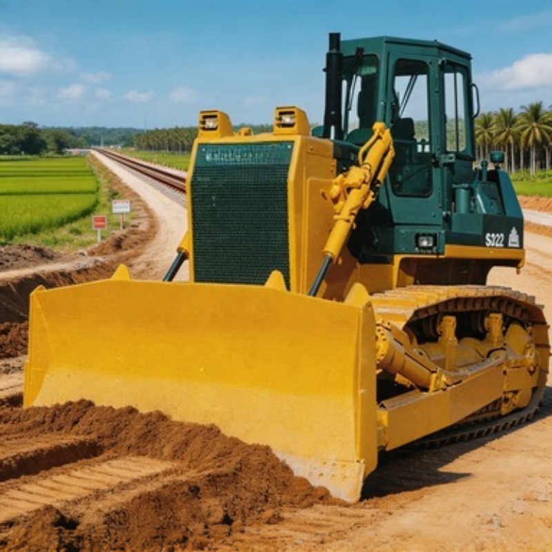 220HP Crawler Bulldozer SD22 D - огляд і ціна Heavy Equipment Working