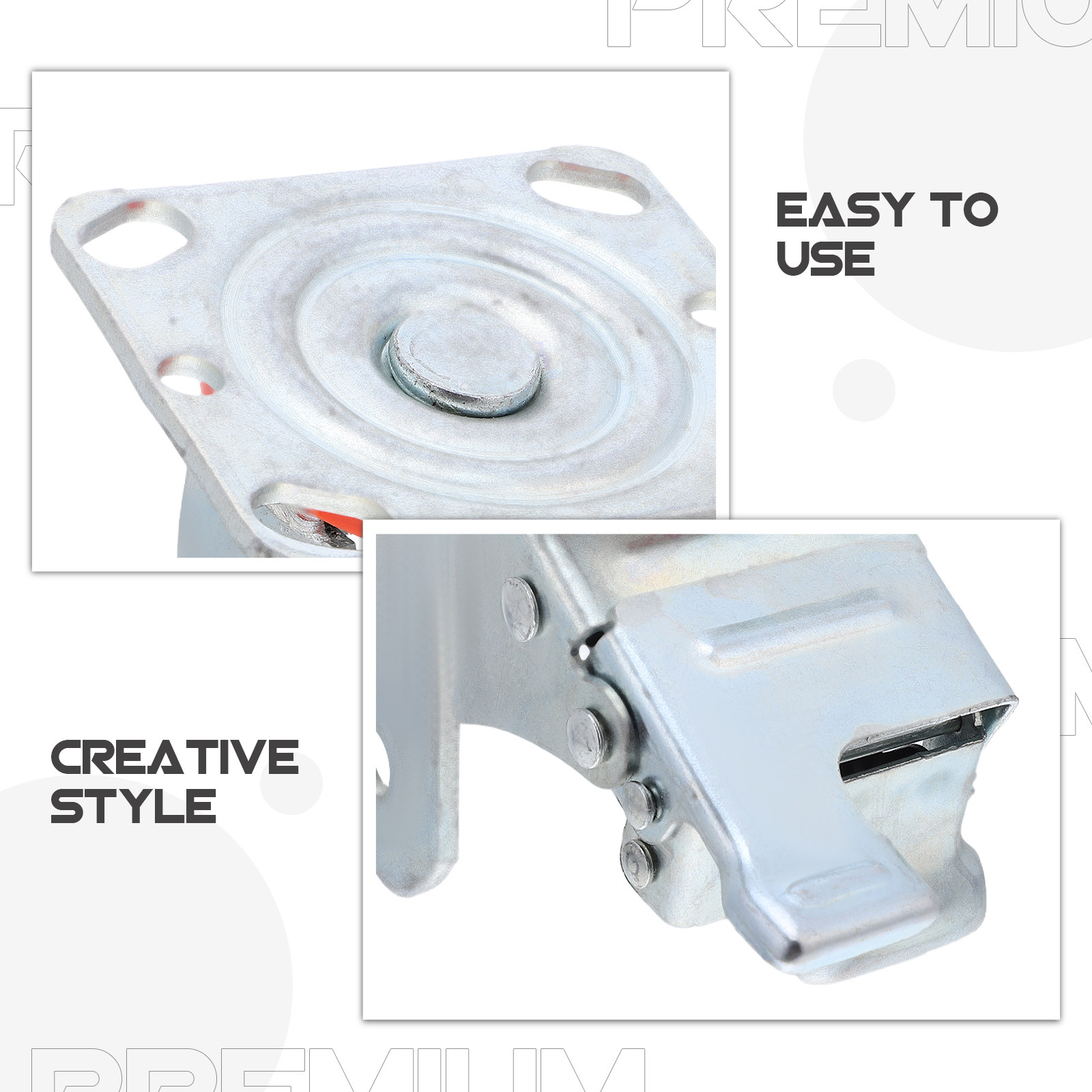 Swivel Caster Bracket 4-Inch H - огляд і ціна Heavy Equipment Construction