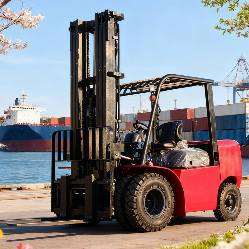 Heavy Duty 8 Ton Diesel Forkli - огляд і ціна Heavy Equipment Lifting