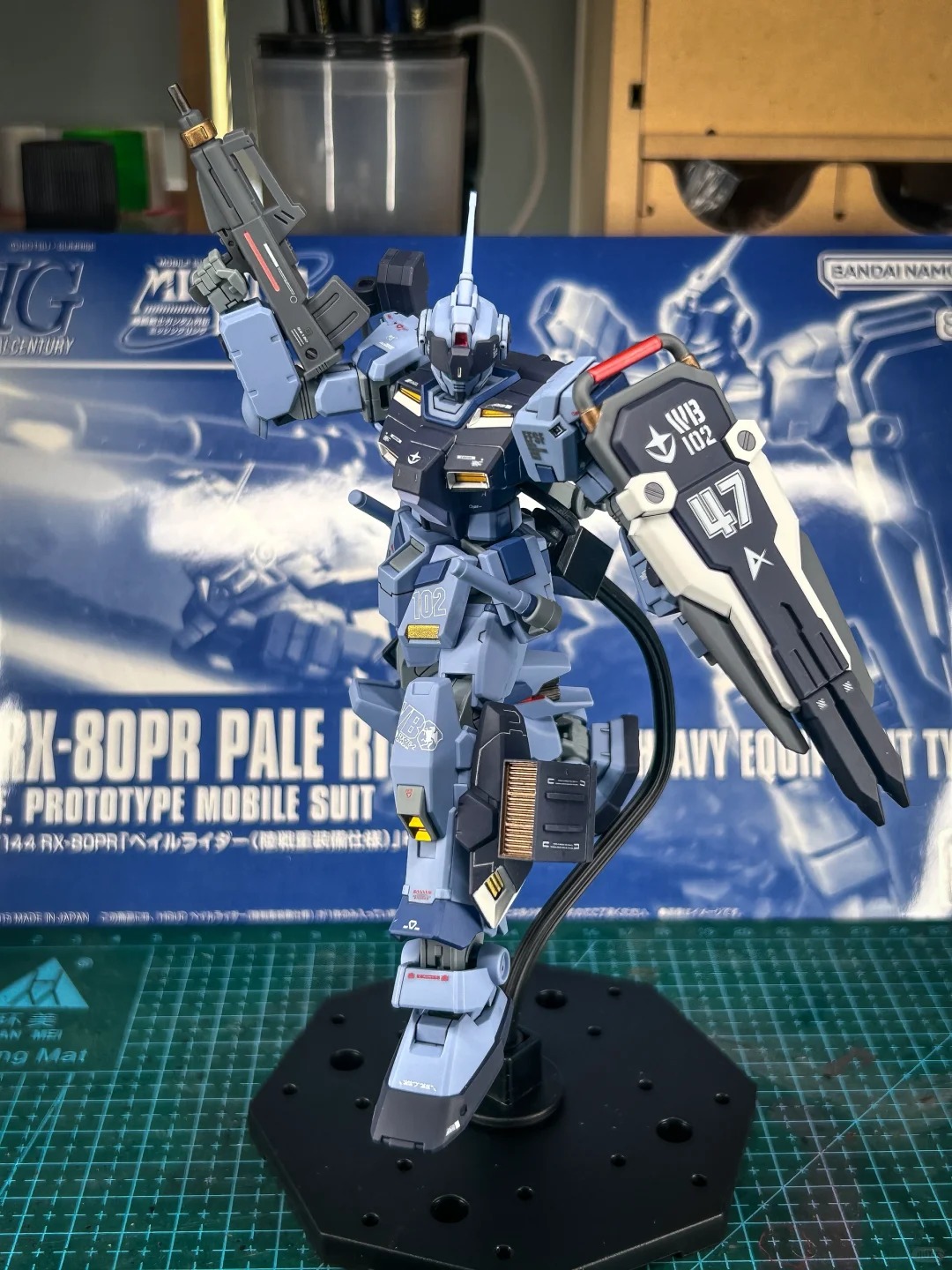 Bandai HGUC 1/144 RX 80PR Pale - огляд і ціна Heavy Equipment Game
