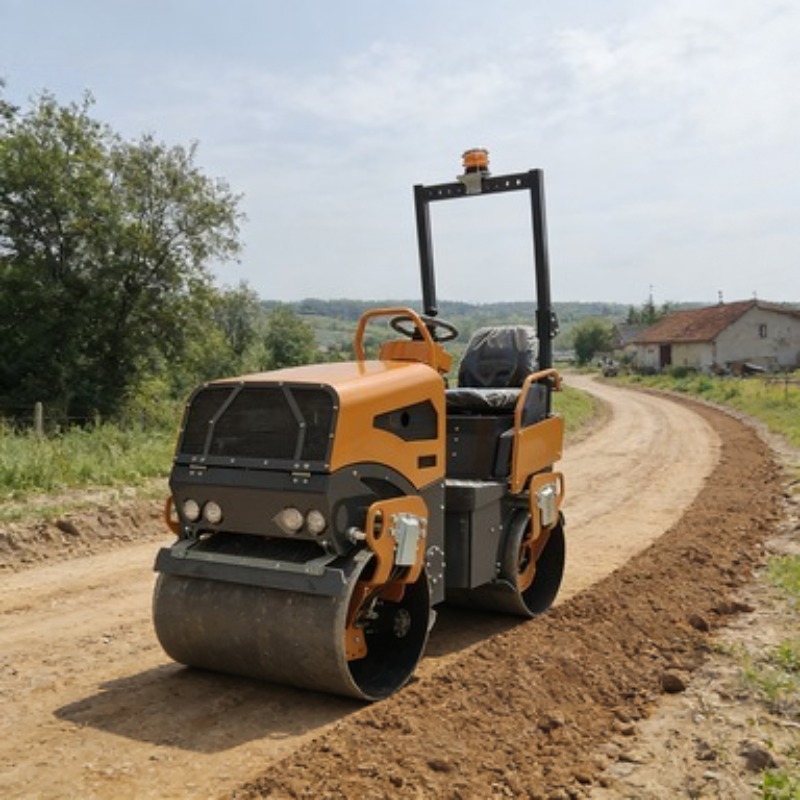 Compactor Road Roller Vibrator - огляд і ціна Heavy Equipment Construction