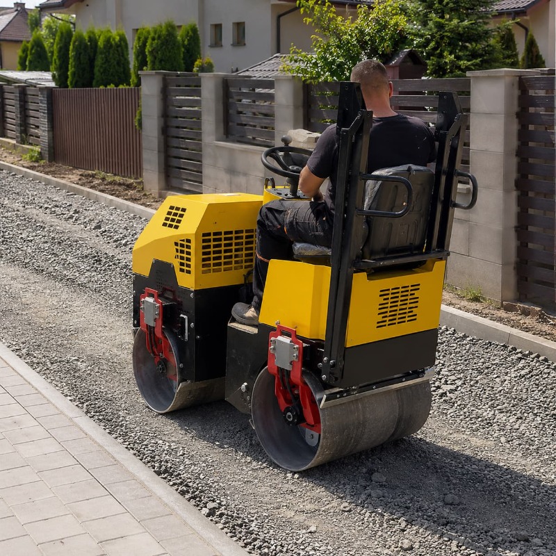 Double Drum Vibratory Road Rol - огляд і ціна Heavy Equipment Construction