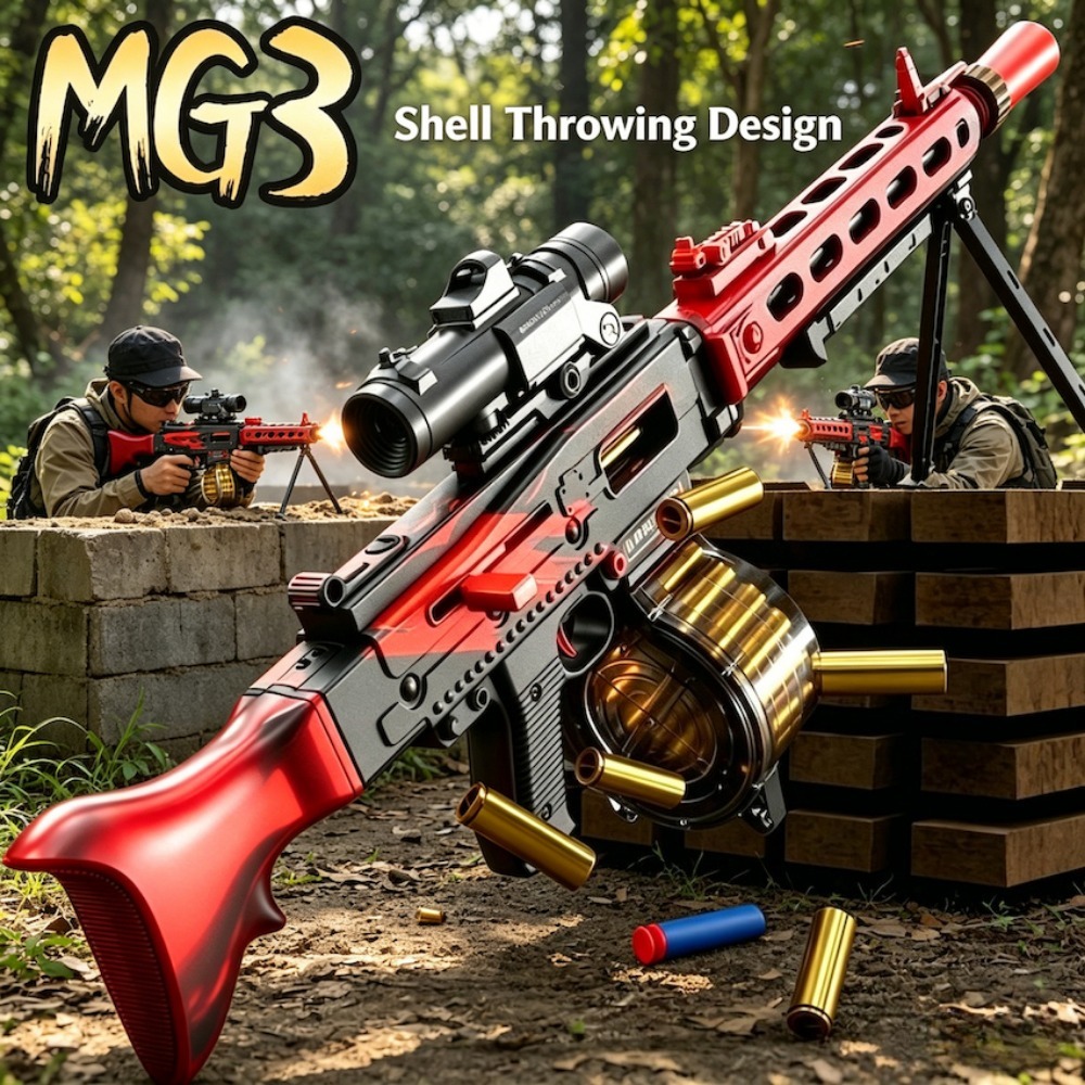 MG3 Shell Ejecting Soft Bullet - огляд і ціна Heavy Equipment Certification