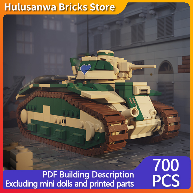 B1 French Heavy Tank Model MOC - огляд і ціна Heavy Equipment Game