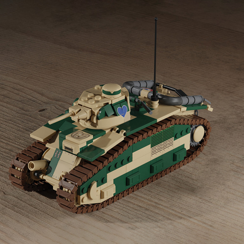 B1 French Heavy Tank Model MOC - огляд і ціна Heavy Equipment Game