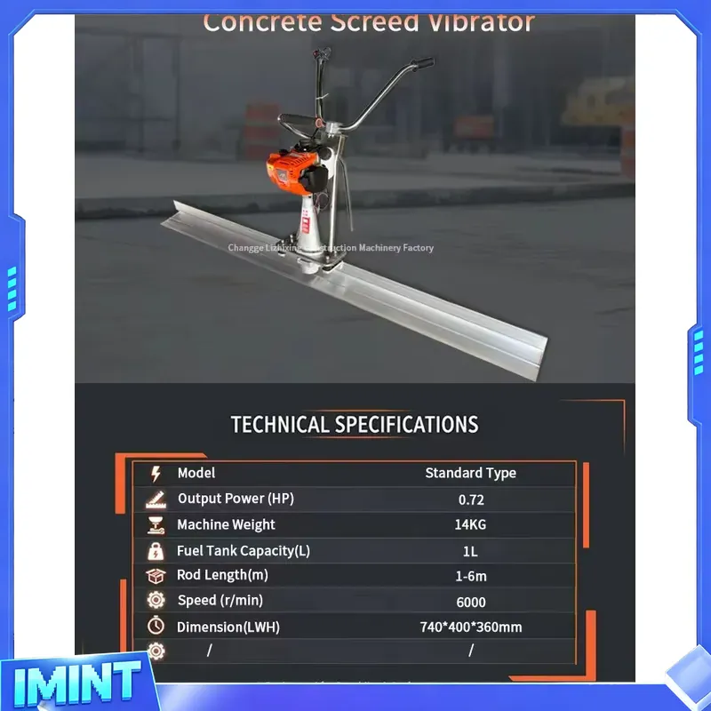 Hot Sale Factory Direct Sale E - огляд і ціна Concrete Screed Vibrator