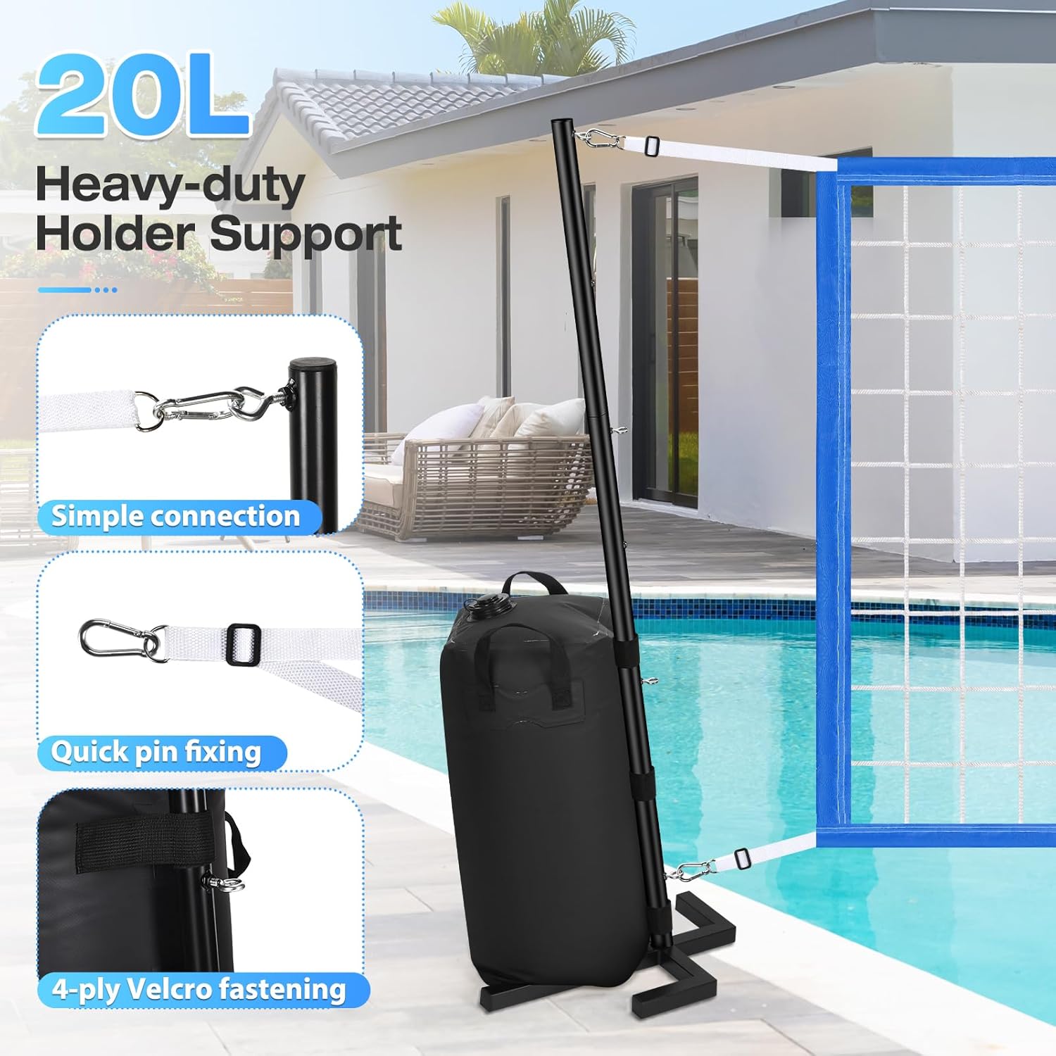Heavy Duty Pool Volleyball Net - огляд і ціна Heavy Equipment Game