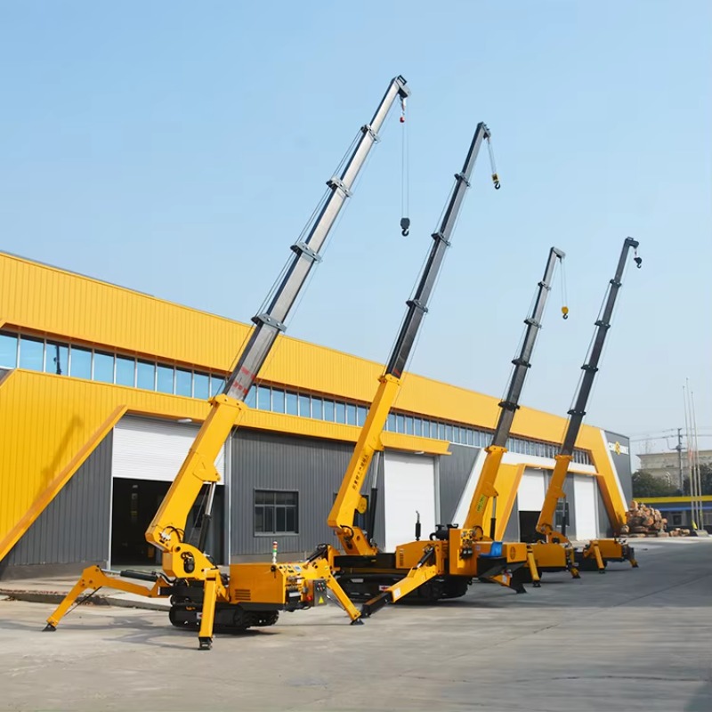 8T Hydraulic Spider Crane Heav - огляд і ціна Heavy Equipment Lifting