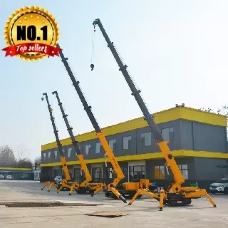 8T Hydraulic Spider Crane Heav - огляд і ціна Heavy Equipment Lifting